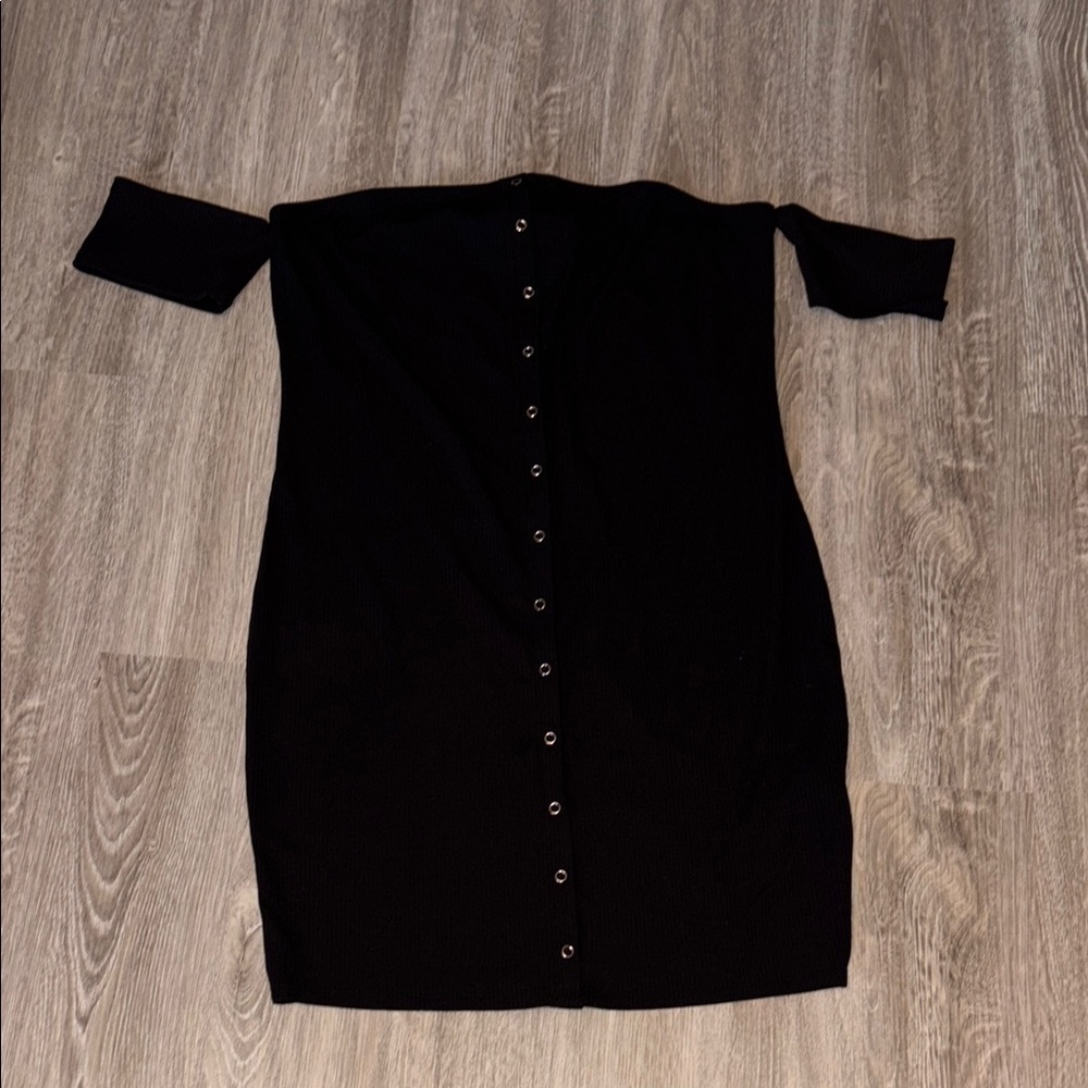 Black Off-Shoulder Dress